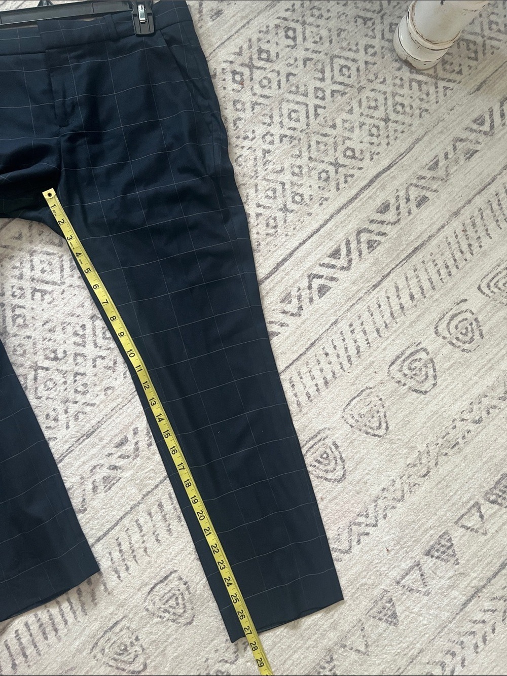 Banana Republic Navy Windowpane Two-Piece Suit - Picture 12 of 16